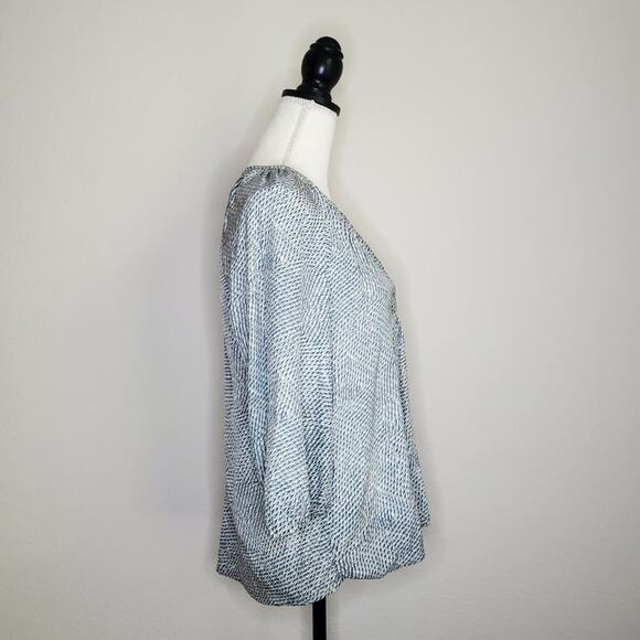 Joie Addie Leaf Print Blouse XS - Picture 2 of 7